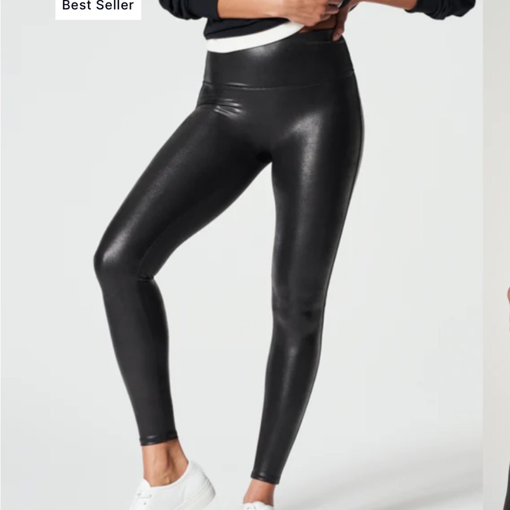 Spanx Faux Leather Leggings